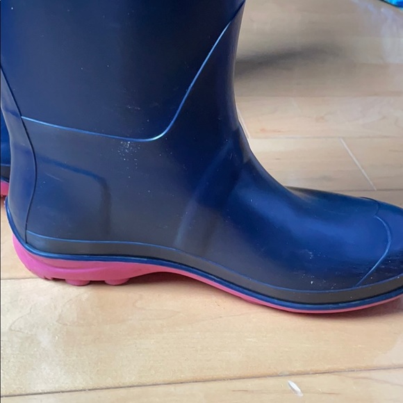 Navy blue rain boots - Picture 5 of 7